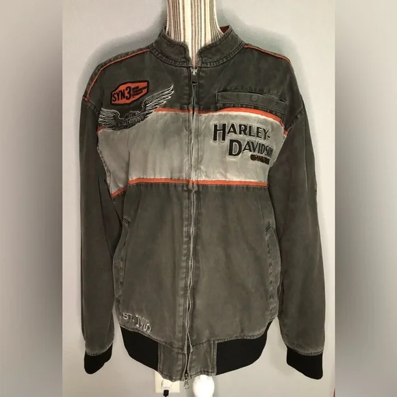 Harley Davidson Riders Stadium Jacket men’s size M - Picture 1 of 12